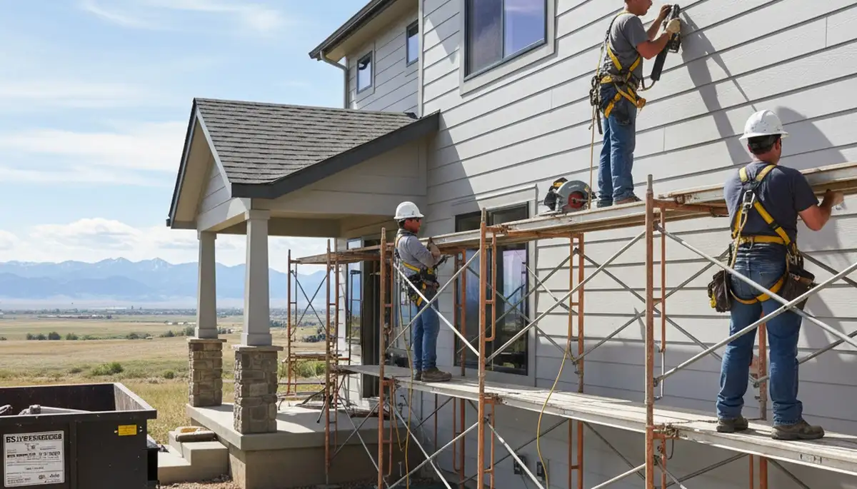 Aurora, CO vinyl siding installation for a home exterior by a professional siding contractor
