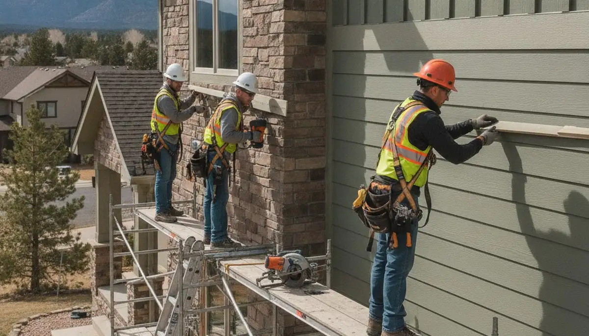 Aurora, CO siding company logo for vinyl siding installation and replacement