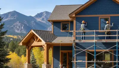 Vinyl siding installation in Aurora, CO for a home exterior remodeling project