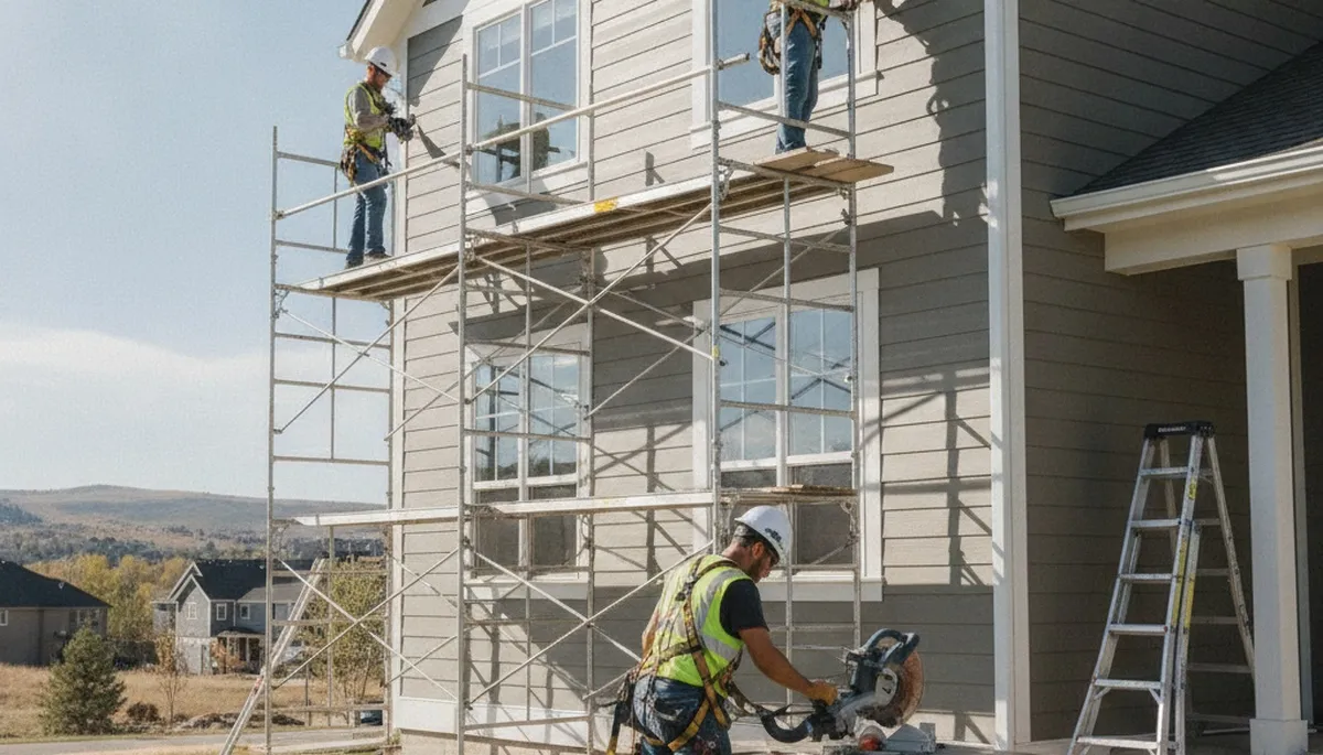 Vinyl siding installation in Aurora, CO for a durable, professional home exterior finish