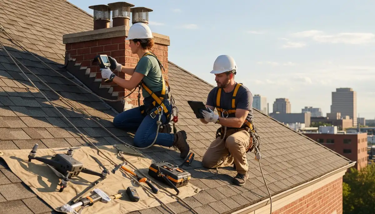 Roof inspection in Aurora, CO for hail, UV, and winter damage by FX Remodeling & Exteriors