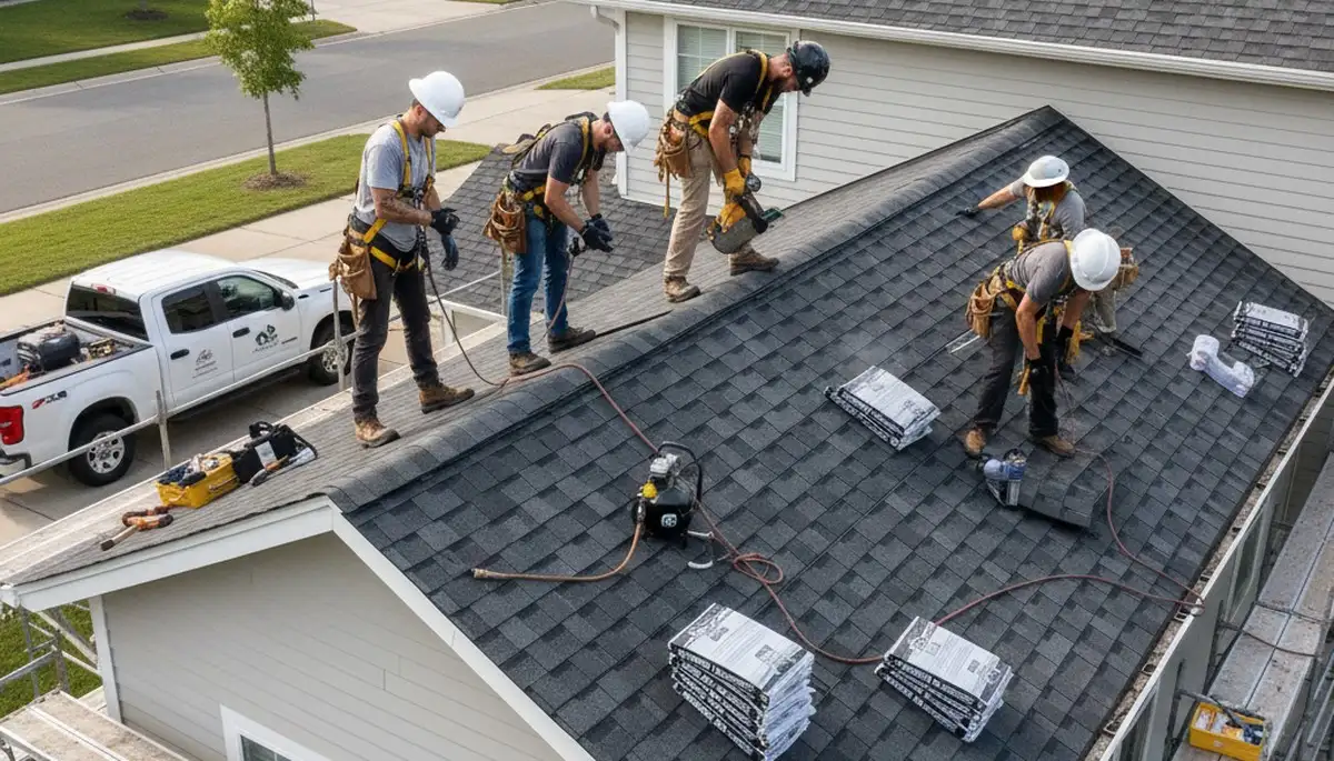 Aurora, CO siding installation crew adding weather-resistant vinyl siding to a home