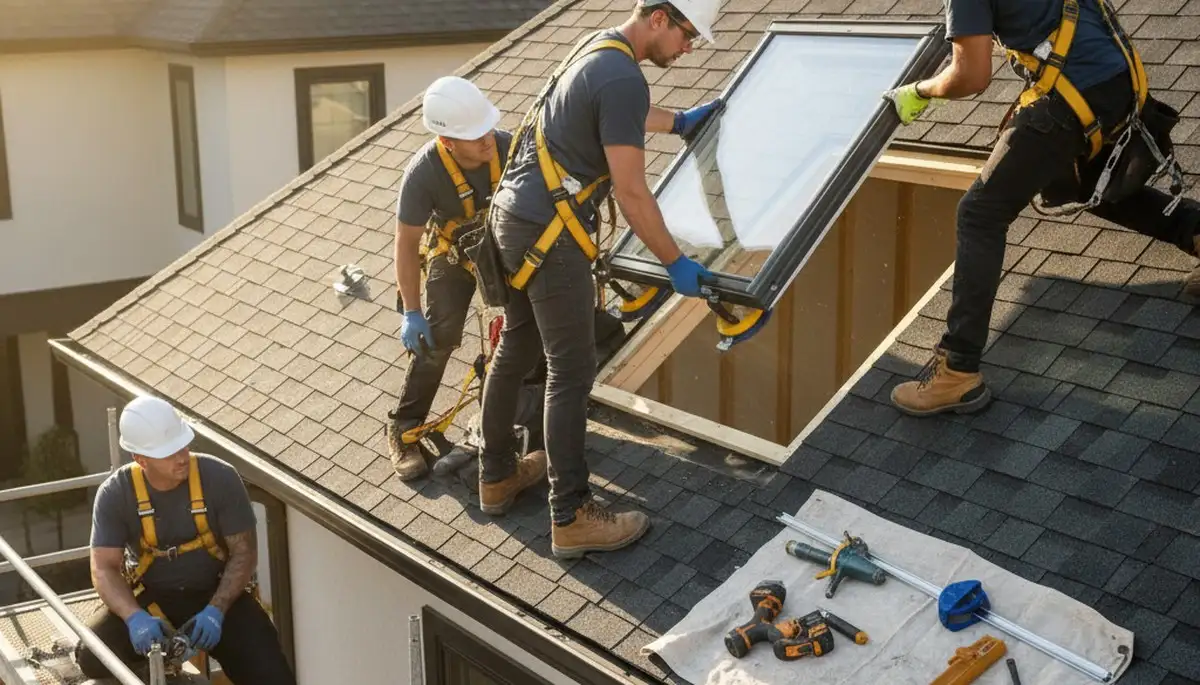 Aurora, CO skylight installation by FX Remodeling & Exteriors for natural light and home improvement
