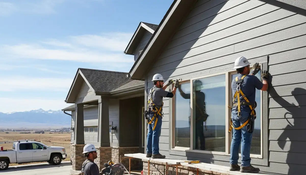 Aurora, CO siding contractor showcasing vinyl siding installation for local homes